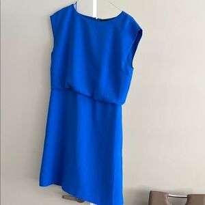 Banana Republic Vibrant Blue Sleeveless Dress